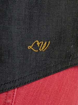Lainey Wilson x Wrangler Black Denim Sleeveless Shirt
