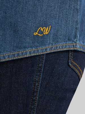 Lainey Wilson x Wrangler Flame Sleeveless Denim Shirt