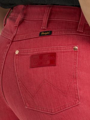 Lainey Wilson x Wrangler Red Flare Jeans