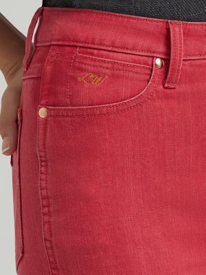 Lainey Wilson x Wrangler Red Flare Jeans