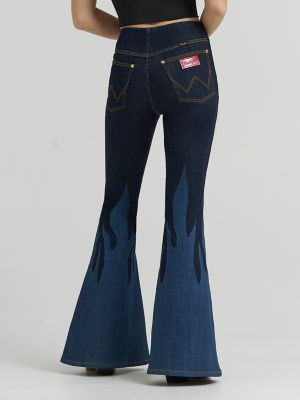 Lainey Wilson x Wrangler Flame Pull On Bell Bottoms