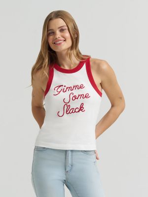 Lainey Wilson x Wrangler Gimme Some Slack Tank