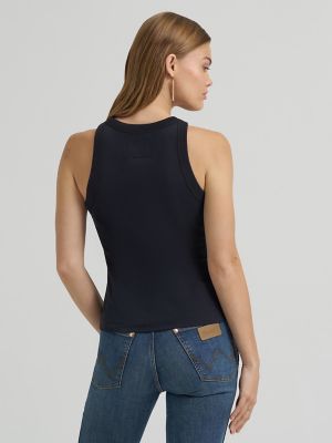 Lainey Wilson x Wrangler Cowboy Tank in Black alternative view 4