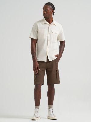 Men's Relaxed Utility Shirt in Natural alternative view 3