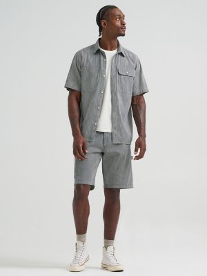 Men's Relaxed Utility Shirt in Rinse alternative view