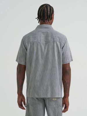 Men's Relaxed Utility Shirt in Rinse alternative view 3