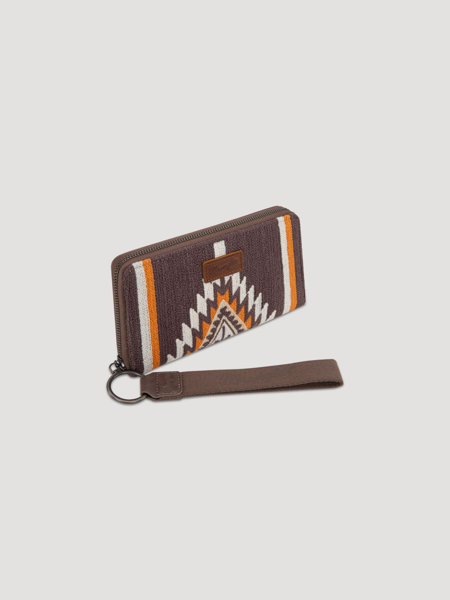 Женская сумка Wrangler Southwest Print Wristlet, цвет: Кофейный коричневый — фото 4