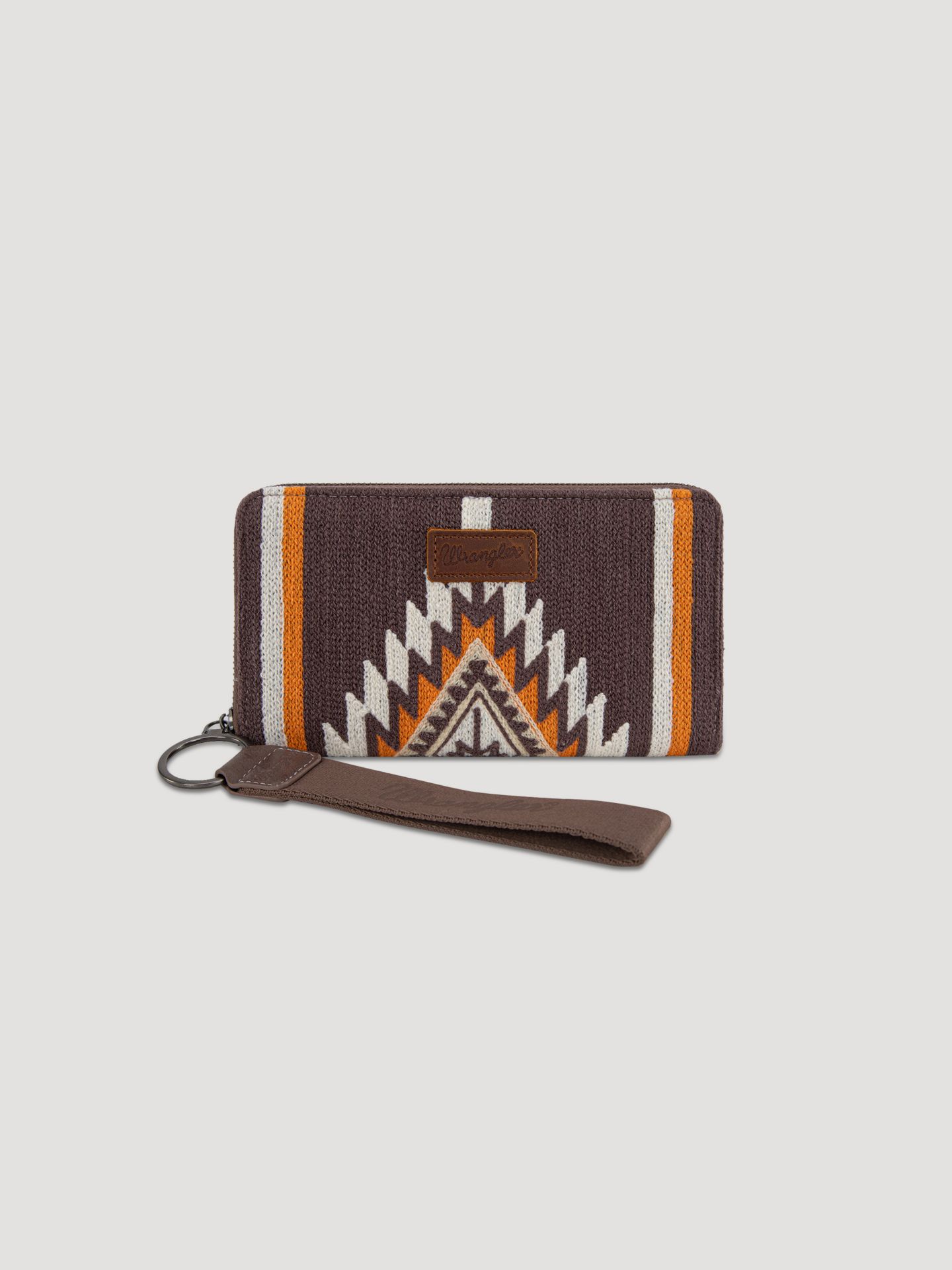 Женская сумка Wrangler Southwest Print Wristlet, цвет: Кофейный коричневый — фото 1
