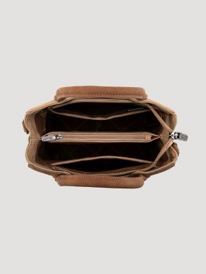 Small Braid Trim Tote:Tan:One Size alternative view 3
