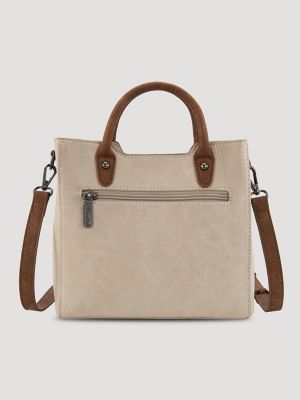 Small Braid Trim Tote in Beige