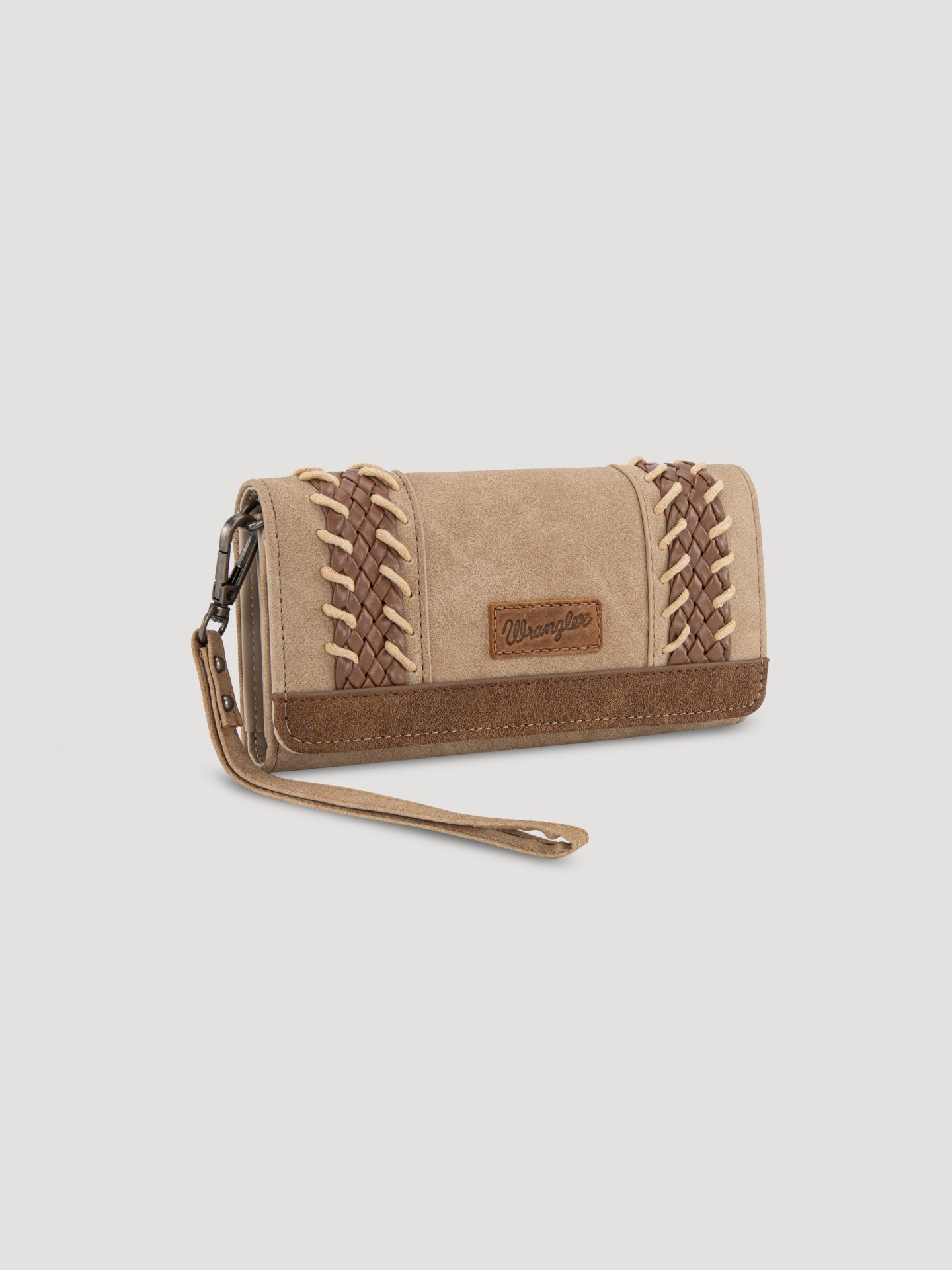 Женский кошелёк Wrangler Braided Trim Wallet, цвет: Рыжевато-коричневый — фото 3