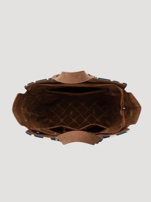 Colorblock Cow Print Cross Body