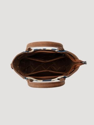 Colorblock Cow Print Small Cross Body