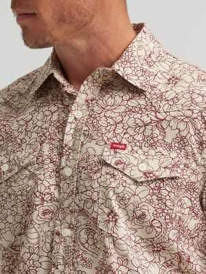 Men's Print Camp Shirt in Floral