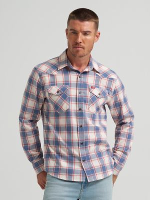 Men's Slim Fit Plaid Shirt from Wrangler - $24.99