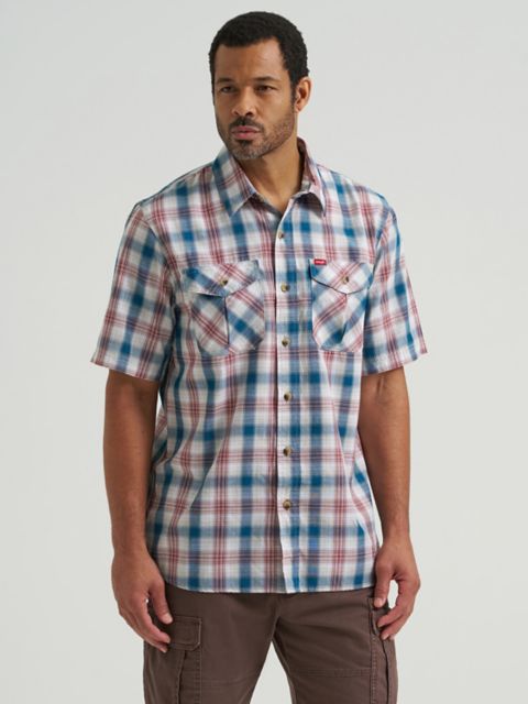 Мужские рубашки Wrangler Men's Heritage Plaid Poplin Shirt