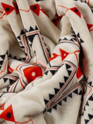 Wrangler Santa Fe Sherpa Throw Blanket:White:One Size alternative view