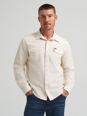 Men's Denim Western Snap Shirt