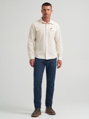 Men's Denim Western Snap Shirt