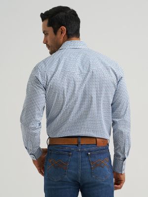 Men's 20X&reg; Competition Advanced Comfort Long Sleeve Two Pocket Western Snap Shirt in Modular White alternative view 2