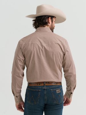 Мужские рубашки Wrangler Men's 20X® Competition Advanced Comfort Long Sleeve Two Pocket Western Snap Shirt — фото 3