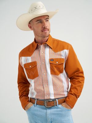 Lone Star Brushpopper Western Snap Workshirt