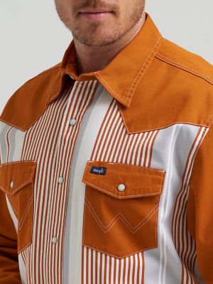 Lone Star Brushpopper Western Snap Workshirt in Texas