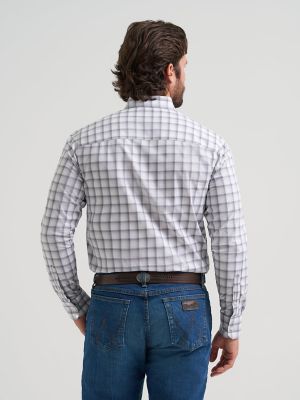 Men's Cody Johnson One Pocket Button Down Shirt in Heritage Grey