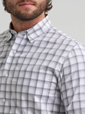 Men's Cody Johnson One Pocket Button Down Shirt in Heritage Grey