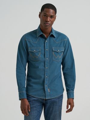 Men's Wrangler Retro&reg; Premium Western Snap Corduroy Shirt