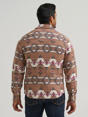 Men's Wrangler Retro&reg; Premium Western Snap Jacquard Shirt
