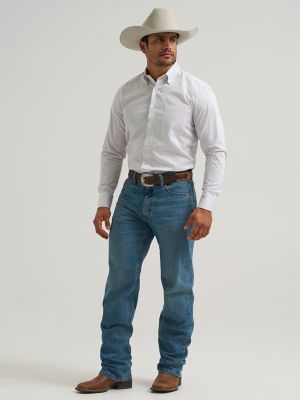 Mens Cody Johnson 1 Pocket Button Shirt:Barbed Wire:S alternative view