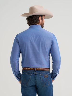 Men's Cody Johnson One Pocket Button Down Shirt in Arrow Dots