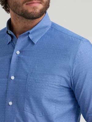 Men's Cody Johnson One Pocket Button Down Shirt in Arrow Dots