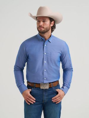 Men's Cody Johnson One Pocket Button Down Shirt in Arrow Dots
