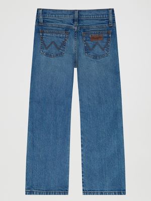 Toddler Boy's Wrangler Retro&reg; Relaxed Bootcut Jean in Bowden