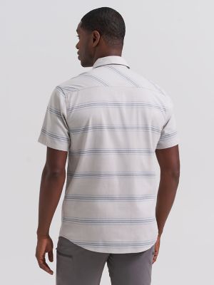 Men's Stripe Outdoor Shirt in Monument