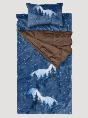 Kid's Wrangler Sleeping Bag in Blue