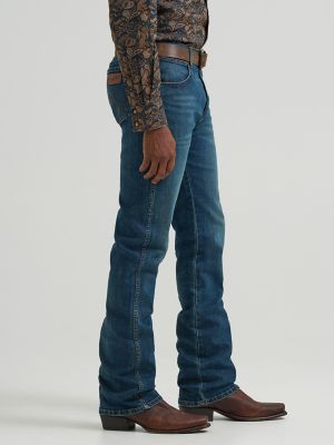 Men's Wrangler Retro&reg; Slim Fit Bootcut Jean in Dutton