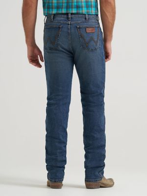 Men's Wrangler Retro&reg; Slim Fit Straight Leg Jean in Whiskey