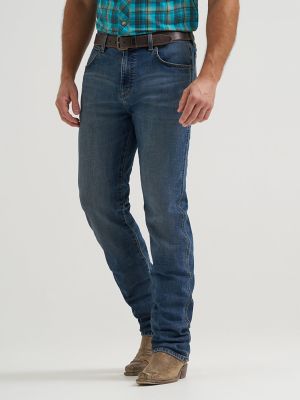 Men's Wrangler Retro&reg; Slim Fit Straight Leg Jean in Whiskey