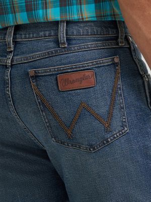 Men's Wrangler Retro&reg; Slim Fit Straight Leg Jean in Whiskey