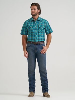 Men's Wrangler Retro&reg; Slim Fit Straight Leg Jean in Whiskey