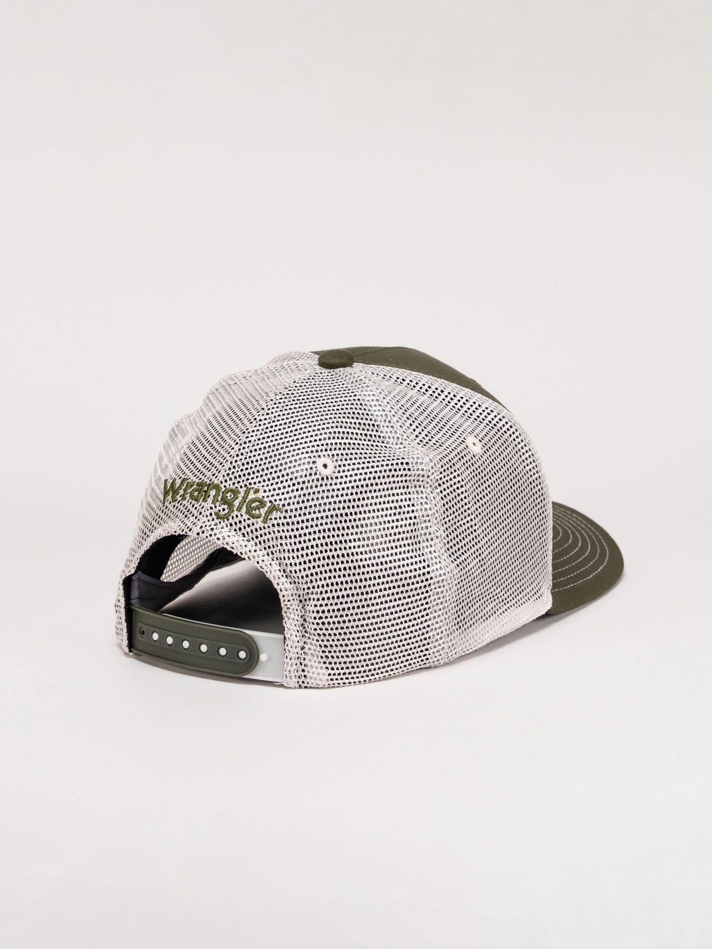 Женская кепка Wrangler Long Live Cowboys Trucker Hat, цвет: Оливковый — фото 3