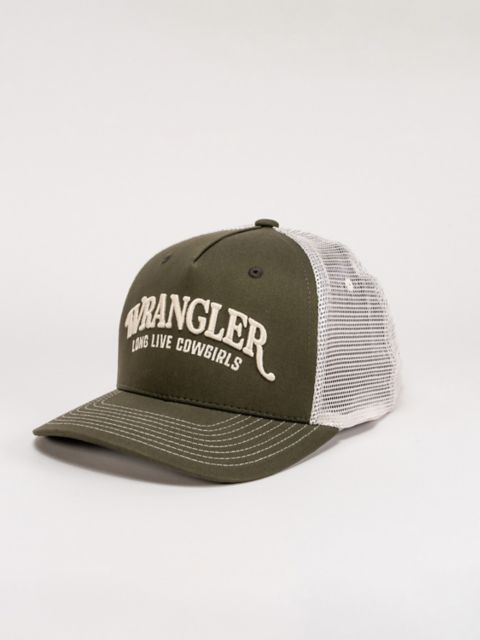 Женские головные уборы Wrangler Women's Long Live Cowboys Trucker Hat