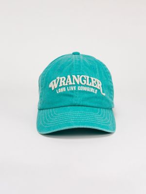Womens Long Live Cowboys Trucker Hat:Teal:One Size alternative view