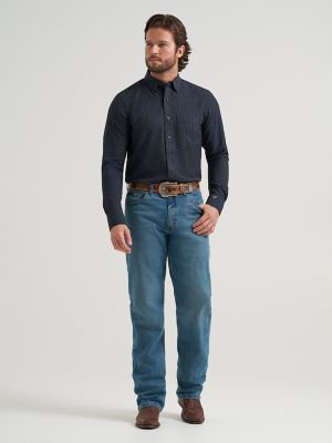 Men's Cody Johnson Performance Button Down Shirt in D Spots