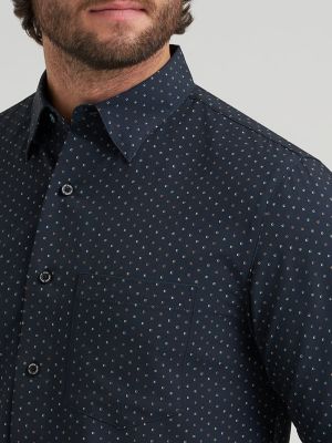 Men's Cody Johnson Performance Button Down Shirt in D Spots