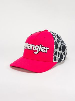 Women's Cow Print Trucker Hat