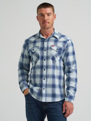 Men's Slim Fit Plaid Shirt